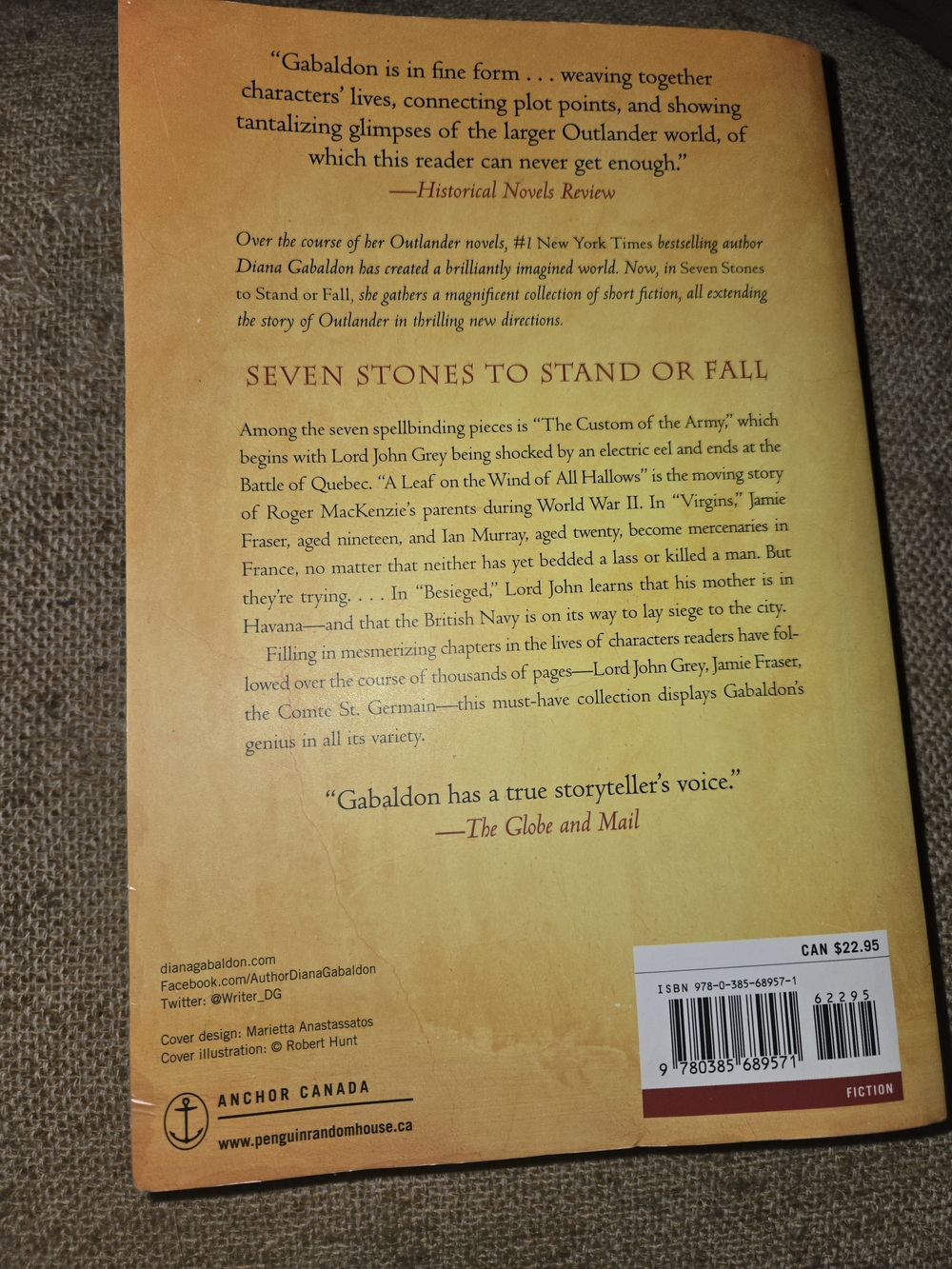 Seven Stones to Stand or Fall - Yellow Paperback - Picture 3 of 3